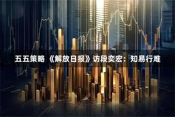 五五策略 《解放日报》访段奕宏：知易行难