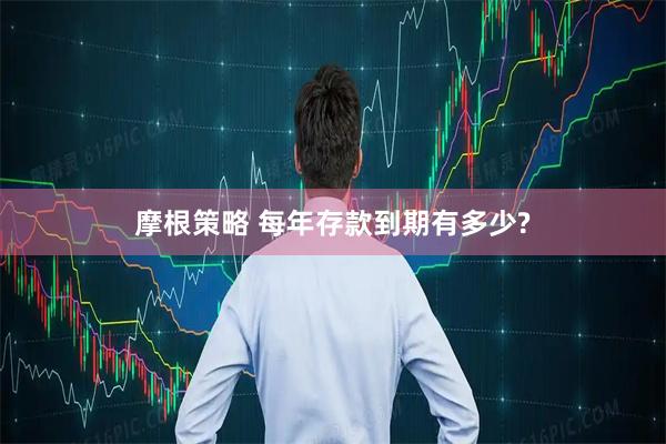 摩根策略 每年存款到期有多少?