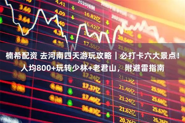 楠希配资 去河南四天游玩攻略｜必打卡六大景点！人均800+玩转少林+老君山，附避雷指南