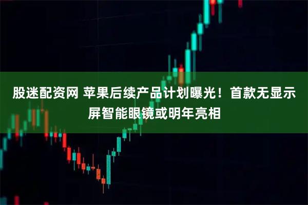 股迷配资网 苹果后续产品计划曝光!首款无显示屏智能眼镜或明年亮相